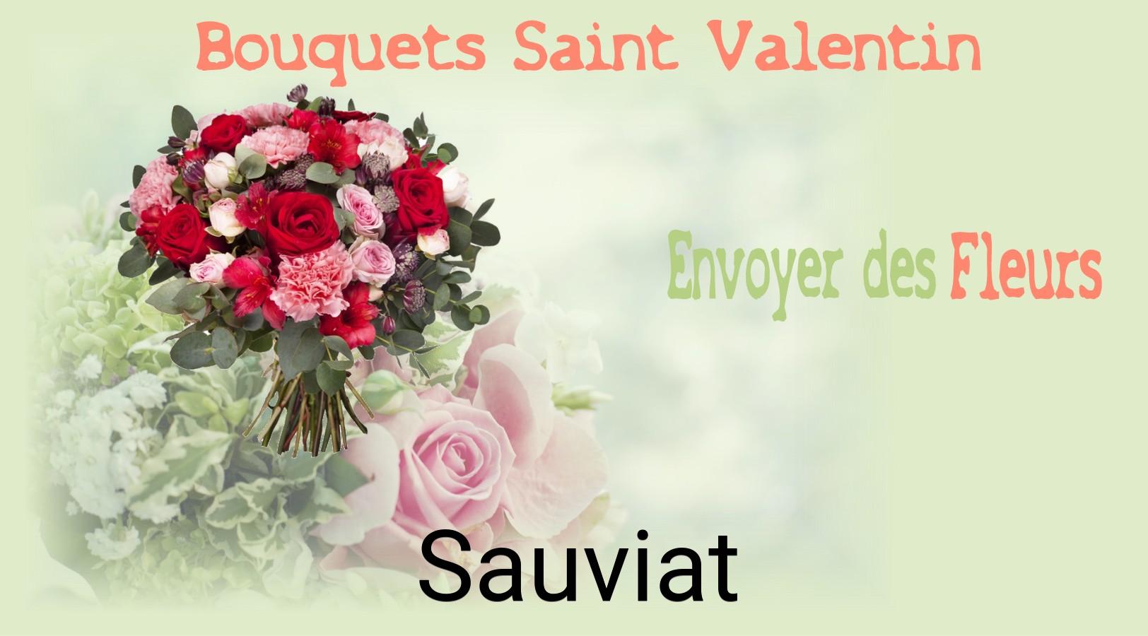 Roses de Saint-Valentin livrées à Sauviat